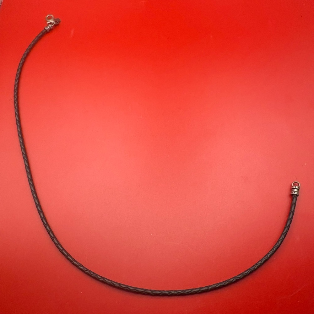 Silpada Brown Braided Choker Necklace or Wrap Bracelet - Picture 2 of 4